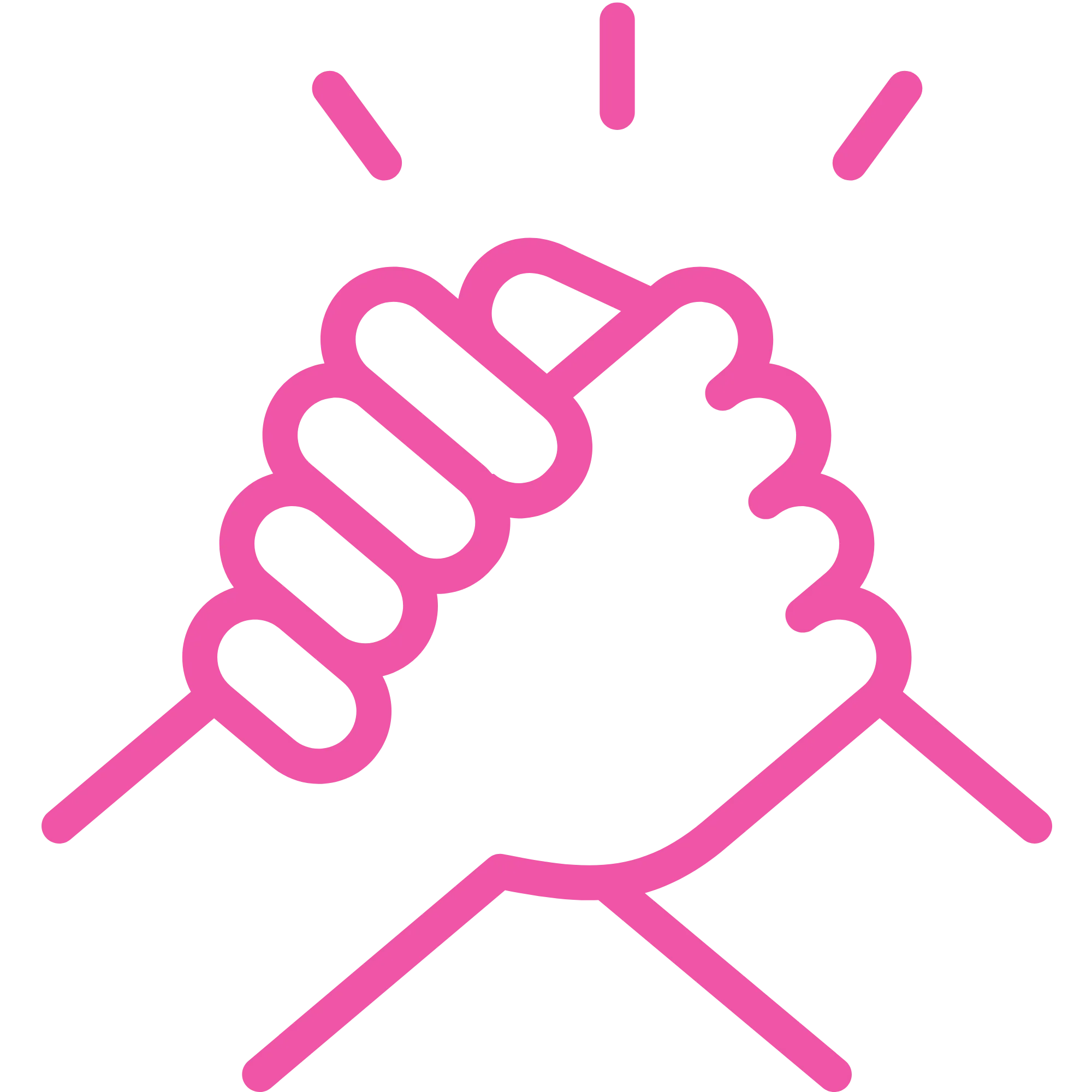logo de deux mains qui se soutiennent