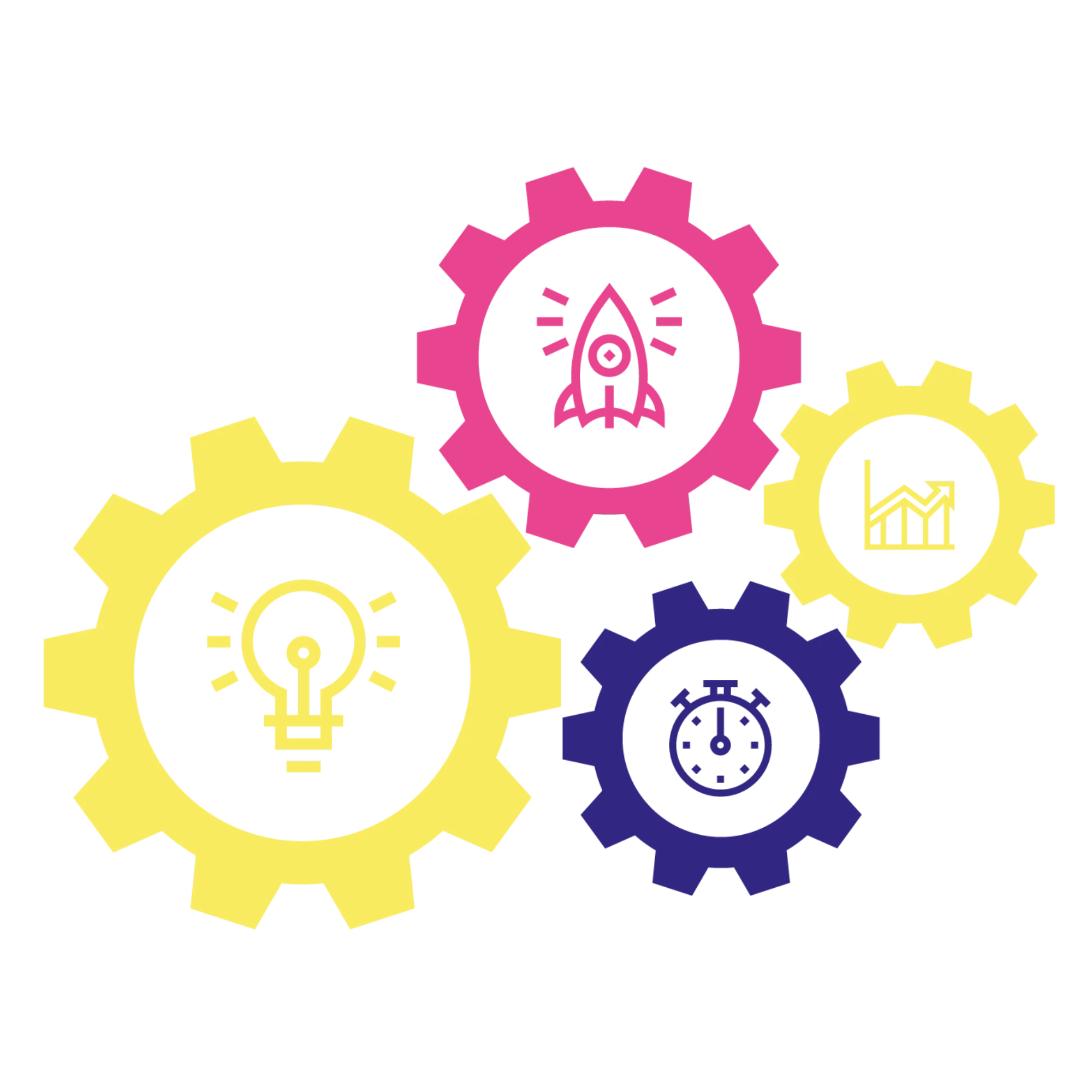 image avec plusieurs écrous avec différentes images dedans